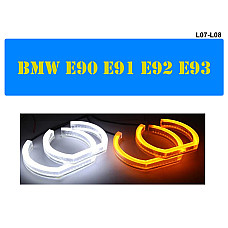 LED δίχρωμα κρυστάλλινα μάτια αγγέλου για BMW E90 E92 - L07 / L08 - Sellzone.bg LED δίχρωμα κρυστάλλινα μάτια αγγέλου για BMW E90 E92 - L07 / L08